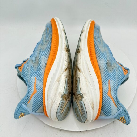 Hoka One Clifton 9  Wide Women Size 7D 1132211 ABIW Airy Blue Ice Water Shoes - Picture 6 of 11